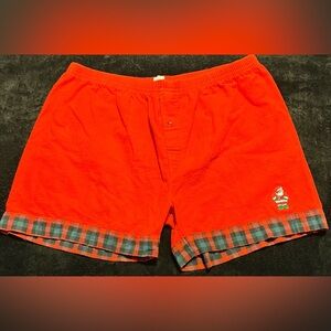 True Vintage Men's Christmas Santa Boxer Shorts XL